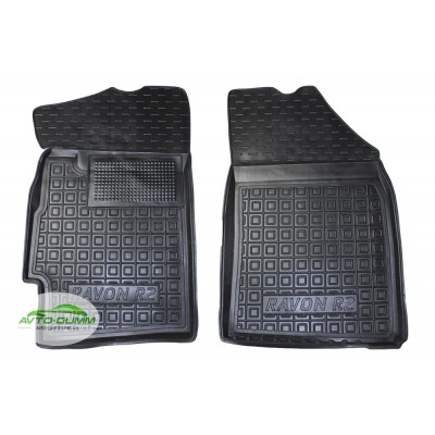 Коврики в салон, водительский + пассажир для Daewoo Ravon R2 (Spark ( 2015 - ) ) полиуретан ( Avto-Gumm )