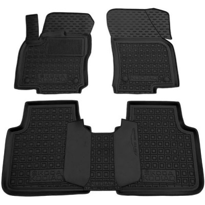 Коврики в салон для Skoda Kodiaq ( 2017 - ) (5мест) ( AVTO-Gumm )