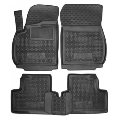 Коврики в салон для Opel Zafira С-D (5 мест) ( 2012- ) полиуретан (AVTO-Gumm)