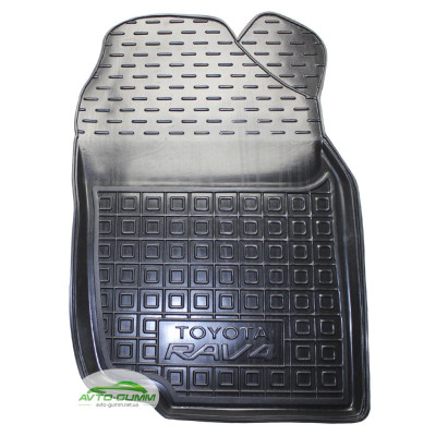Коврики в салон, водительский + пассажир для Toyota RAV-4 ( 2016 - 2018 ) (ДВС)