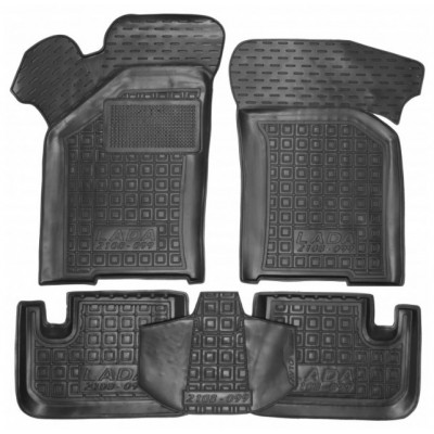 Коврики в салон для  LADA 2108 - 099 ( 1986 - 2012 ) полиуретан ( Avto-Gumm )