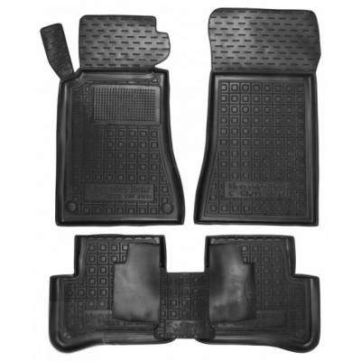 Коврики в салон для  MERCEDES W 203 ( 2000 - 2007 ) полиуретан ( Avto-Gumm )