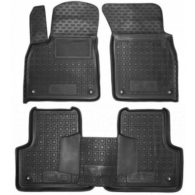 Коврики в салон для  AUDI Q8 (2018 - ) полиуретан ( Avto-Gumm )