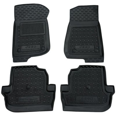 Коврики в салон для JEEP Wrangler (2 дв.) ( 2017 - ) полиуретан ( AVTO-Gumm )