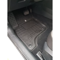 Коврики в салон, водительский + пассажир для Volkswagen e-Golf 7 ( 2012 - ) (электро) полиуретан ( AVTO-Gumm )