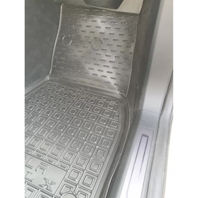 Коврики в салон, водительский + пассажир для Tesla Model X (7мест) полиуретан ( AVTO-Gumm )