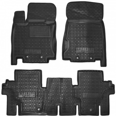 Коврики в салон для авто Infiniti L50 ( QX60 ) ( 2012 - ) ( 5мест ), резиновые (AVTO-Gumm)