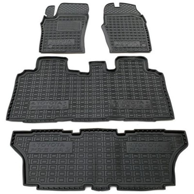 Коврики в салон для TESLA Model X (7мест) полиуретан ( AVTO-Gumm )