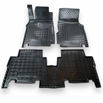 Коврики в салон, водительский + пассажир для Toyota Previa ( 2000 - 2005 ) (6-7мест) полиуретан ( AVTO-Gumm )