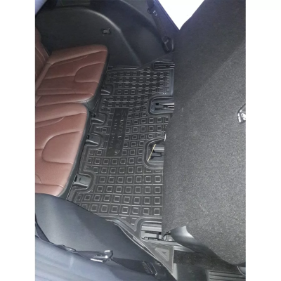 Коврики в салон, комплект для авто Hyundai Santa-Fe (2018-) (3-й ряд) полиуретан ( AVTO-Gumm )