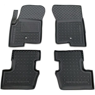 Коврики в салон для JEEP Compass (2011-2016) Var. 2 ( Водительский ковёр с 1 фиксаторами ) полиуретан ( AVTO-Gumm )