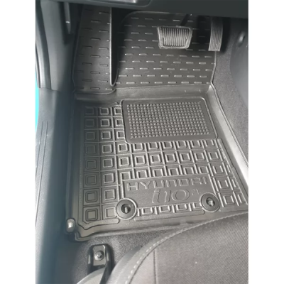 Килимки в салон, водійський + пасажир для авто Hyundai i - 10 (2021- ) поліуретан ( AVTO-Gumm )