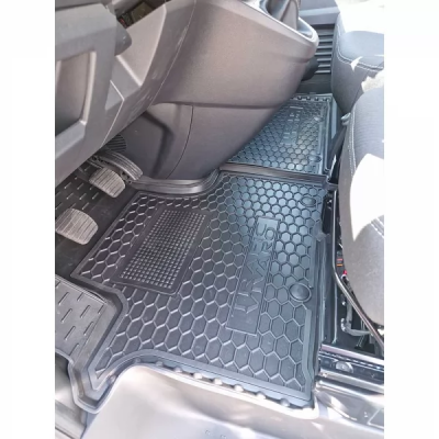 Коврики в салон RENAULT Trafic lll (2015>) 1+2 (передние) полиуретан (AVTO-Gumm)