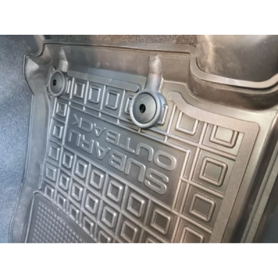 Коврики в салон, водительский + пассажир Subaru Outback (2021>) полиуретан (AVTO-Gumm)