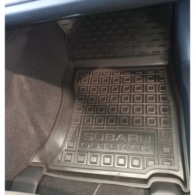 Коврики в салон, водительский + пассажир Subaru Outback (2021>) полиуретан (AVTO-Gumm)