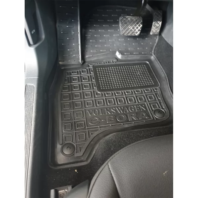 Коврики в салон, водительский + пассажир Volkswagen Caddy (4 двери) (2021>) полиуретан (AVTO-Gumm)