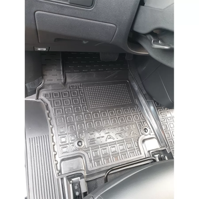 Коврики в салон, комплект для авто Hyundai Staria (2021) (1+1 первый ряд) (7мест) полиуретан ( AVTO-Gumm )