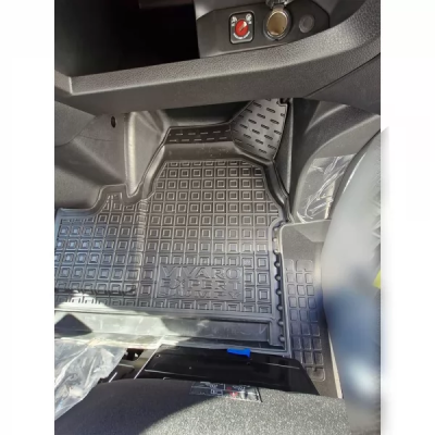 Коврики в салон, комплект для авто Citroen Jumpy (2017-) 1+2 груз. полиуретан ( AVTO-Gumm )