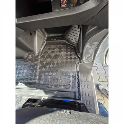 Коврики в салон, комплект для авто Citroen Jumpy (2017-) 1+2 груз. полиуретан ( AVTO-Gumm )