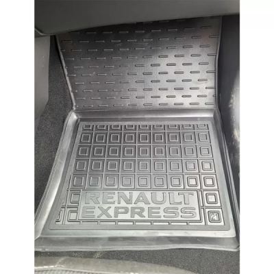 Коврики в салон, водитель + пассажир для авто Renault Express II (2021-) полиуретан ( AVTO-Gumm )