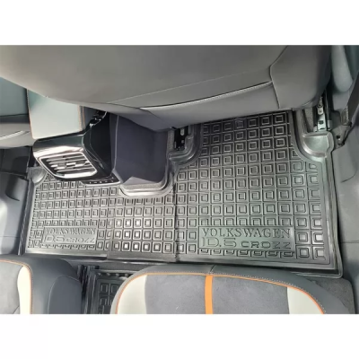 Коврики в салон, комплект для авто Volkswagen ID.6 Crozz полиуретан ( AVTO-Gumm )
