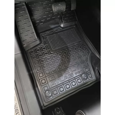 Коврики в салон, водитель + пассажир для авто Geely Atlas Pro полиуретан ( AVTO-Gumm )