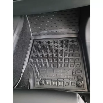 Коврики в салон, водитель + пассажир для авто Geely Atlas Pro полиуретан ( AVTO-Gumm )