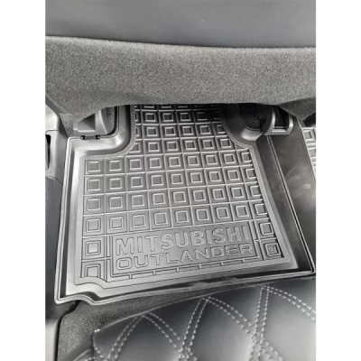 Коврики в салон, водитель + пассажир для авто Mitsubishi Outlander (2022-) полиуретан ( AVTO-Gumm )