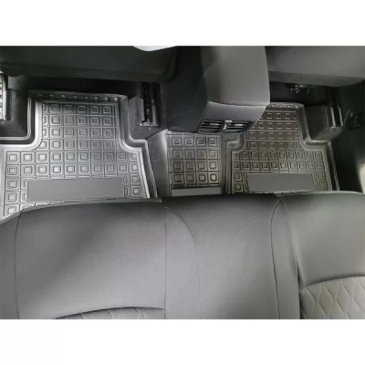 Коврики в салон, водитель + пассажир для авто Toyota Corolla Cross (2022-) (hybrid) полиуретан ( AVTO-Gumm )