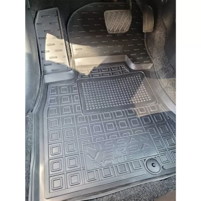 Коврики в салон, водитель + пассажир для авто Nissan Versa (2013-2019) полиуретан ( AVTO-Gumm )