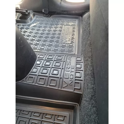 Коврики в салон, водитель + пассажир для авто Nissan Versa (2013-2019) полиуретан ( AVTO-Gumm )