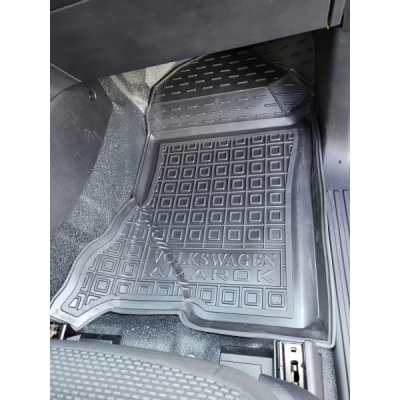 Коврики в салон для авто Volkswagen Amarok II (2022>) полиуретан ( AVTO-Gumm )