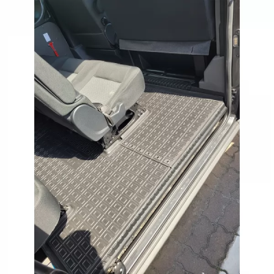 Коврики в салон для авто Ford Transit (2014>) 1+2 (2-й ряд) DoubleCab з 2-х частин полиуретан ( AVTO-Gumm )