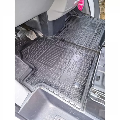 Коврики в салон для авто Ford Custom (Transit/Tourneo) (2024>) 1+2 полиуретан ( AVTO-Gumm )