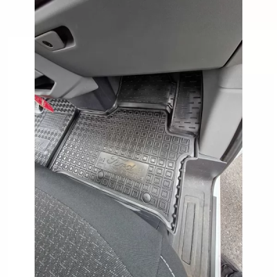 Коврики в салон для авто Ford Custom (Transit/Tourneo) (2024>) 1+2 полиуретан ( AVTO-Gumm )