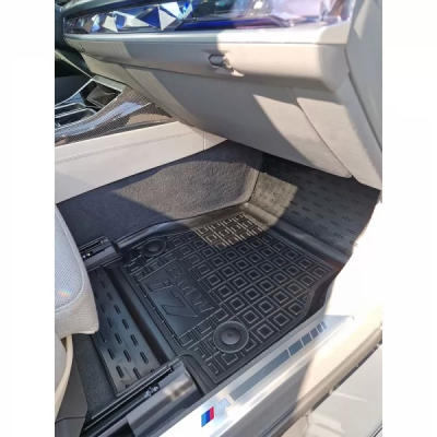 Коврики передние ( водитель и пассажир ) для авто  BMW I7 G70E MOD  полиуретан ( AVTO-Gumm )