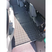Коврики в салон для авто Fiat Ducato (2007>) (2-й ряд) DoubleCab FOURGON полиуретан ( AVTO-Gumm )