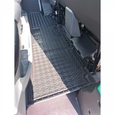 Коврики в салон для авто Fiat Ducato (2007>) (2-й ряд) DoubleCab FOURGON полиуретан ( AVTO-Gumm )