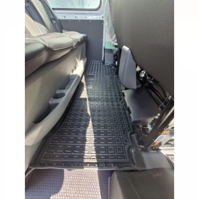 Коврики в салон для авто Fiat Ducato (2007>) (2-й ряд) DoubleCab FOURGON полиуретан ( AVTO-Gumm )