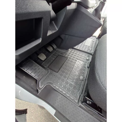 Коврики в салон для авто Renault Trafic lll (2021>) 1+2 вантаж. (передні) полиуретан ( AVTO-Gumm )