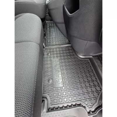 Коврики в салон для авто Renault Trafic lll (2021>) 1+2 пасажир (передні) полиуретан ( AVTO-Gumm )