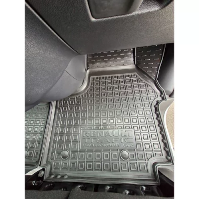 Коврики в салон для авто Renault Trafic lll (2021>) 1+2 пасажир (передні) полиуретан ( AVTO-Gumm )