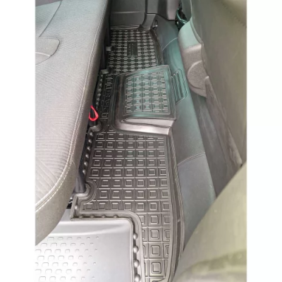 Коврики в салон для авто Renault Trafic lll (2021>) (2-й ряд) (одні бічні двері) полиуретан ( AVTO-Gumm )