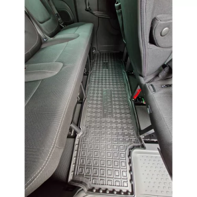 Коврики в салон для авто Renault Trafic lll (2021>) (2-й ряд) (одні бічні двері) полиуретан ( AVTO-Gumm )