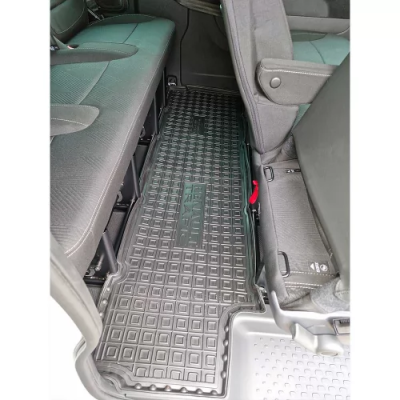Коврики в салон для авто Renault Trafic lll (2021>) (2-й ряд) (одні бічні двері) полиуретан ( AVTO-Gumm )