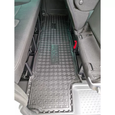 Коврики в салон для авто Renault Trafic lll (2021>) (3-й ряд) (одні бічні двері) полиуретан ( AVTO-Gumm )