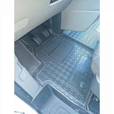 Коврики в салон для авто Volkswagen T 7 Custom 1+2 полиуретан ( AVTO-Gumm ) Коврики в салон для авто Volkswagen T 7 Custom 1+2 полиуретан ( AVTO-Gumm )