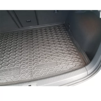 Коврик в багажник для Volkswagen Polo (2018 - ) (хетчбэк) пластик ( AVTO-Gumm )