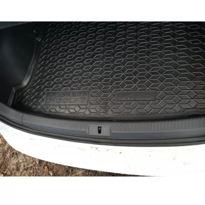 Коврик в багажник для Volkswagen Polo (2018 - ) (хетчбэк) пластик ( AVTO-Gumm )