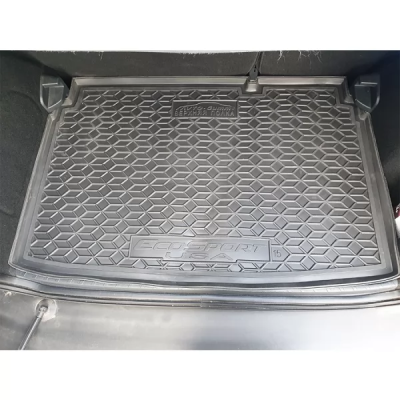 Коврик в багажник для авто Ford EcoSport (2015>) (USA) нижняя полка пластик ( AVTO-Gumm )